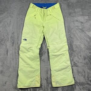 The North Face Womens Ski Snowboard Pants Neon Yellow S  HyVent